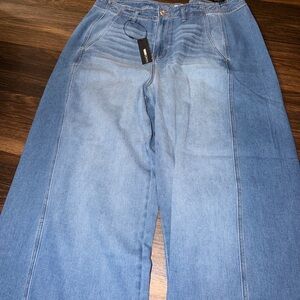 Fashion Nova Light Blue Flare Jeans